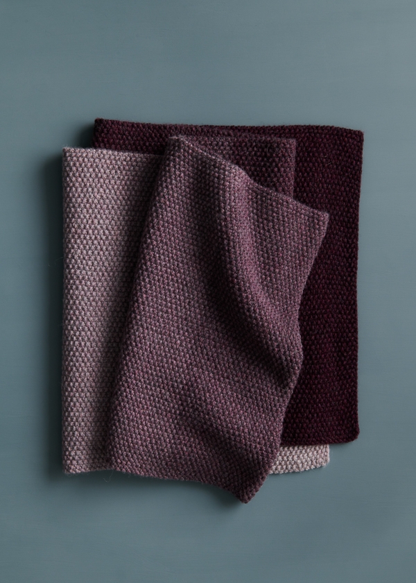 Nine-Note Seed Stitch Wrap in A New Color | Purl Soho