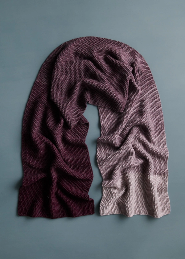 Nine-Note Seed Stitch Wrap in A New Color | Purl Soho