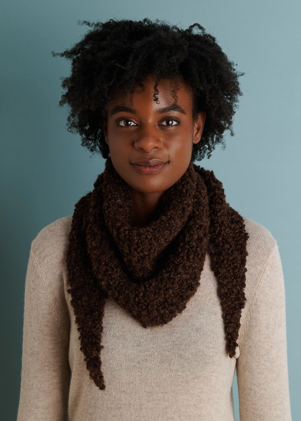 Warm + Fuzzy Kerchief | Purl Soho