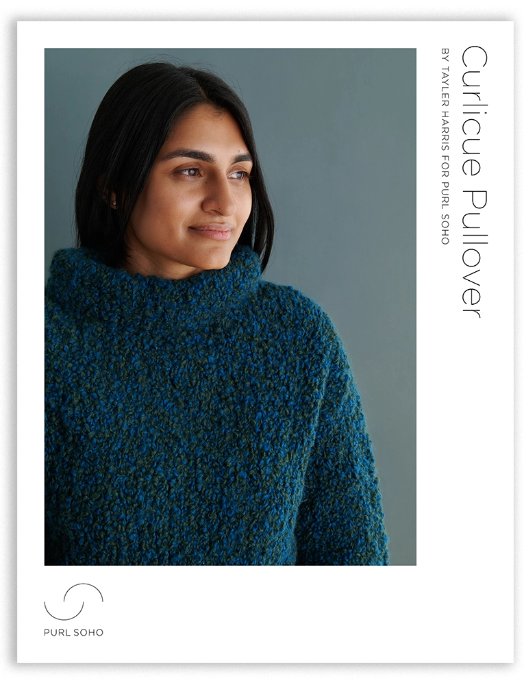 Tayler Harris For Purl Soho: Curlicue Pullover | Purl Soho