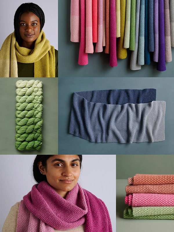 Nine-Note Seed Stitch Wrap in A New Color | Purl Soho