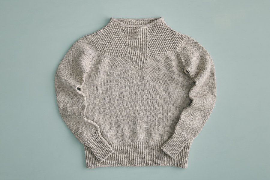 Faceted Yoke Pullover In Knitting Yarn | Purl Soho