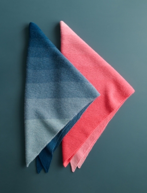 Triangle Garter Wrap in Nine-Note Bundle | Purl Soho