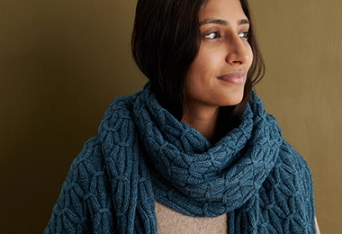 Smocking Stitch Wrap
