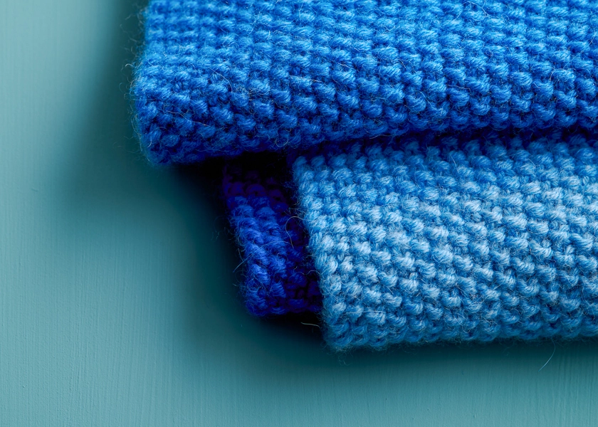 Nine-Note Seed Stitch Wrap in A New Color | Purl Soho