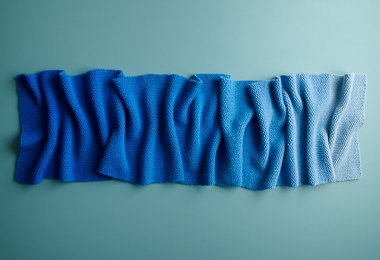 Nine-Note Seed Stitch Wrap in A New Color