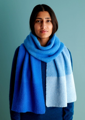 Nine-Note Seed Stitch Wrap in A New Color | Purl Soho