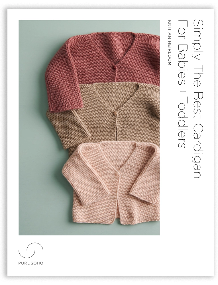 Simply The Best Cardigan for Babies + Toddlers | Purl Soho