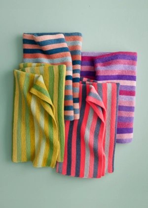 Shimmering Stripes Blanket | Purl Soho
