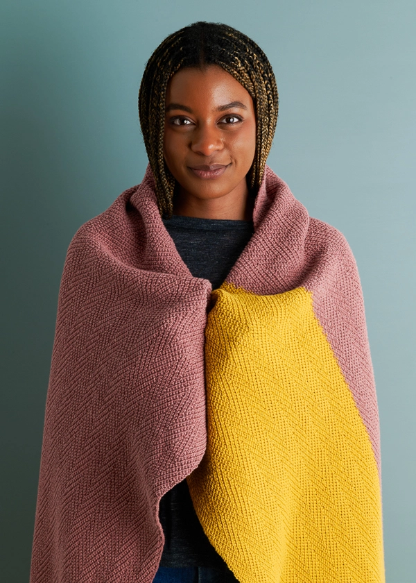 Herringbone Twill Blanket | Purl Soho