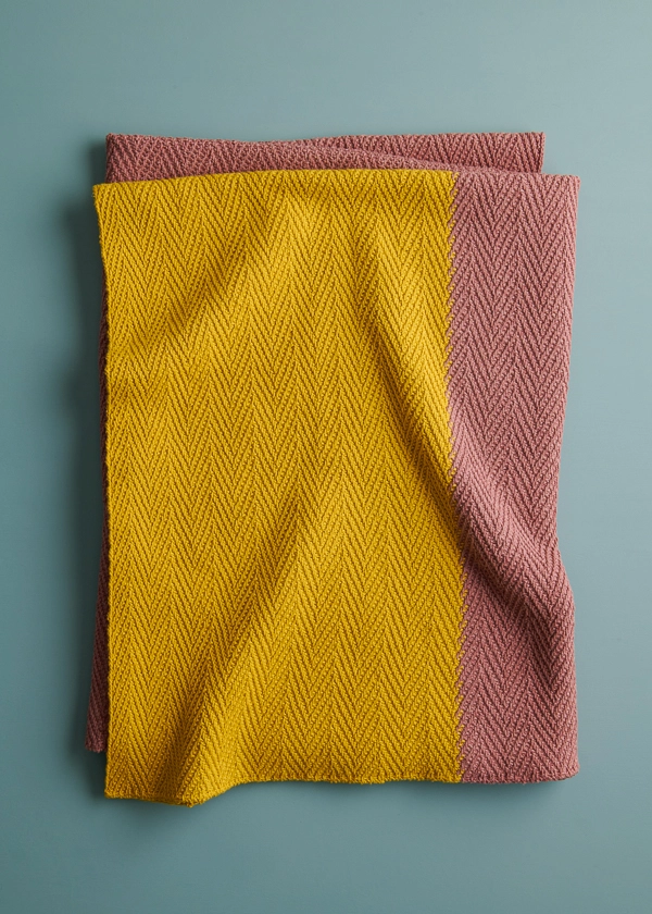 Herringbone Twill Blanket | Purl Soho
