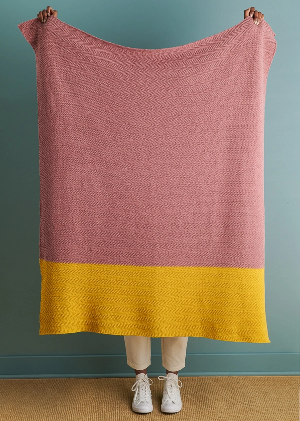 Herringbone Twill Blanket | Purl Soho