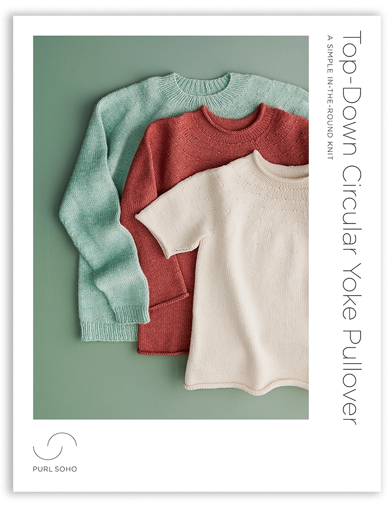 Top-Down Circular Yoke Pullover In New Yarns + Styles | Purl Soho