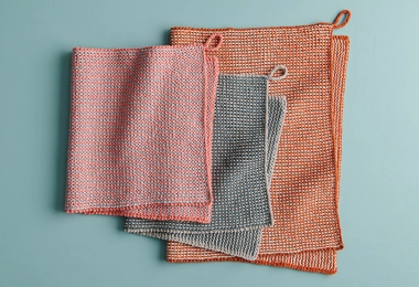 Slipped Seed Stitch Hand Towel