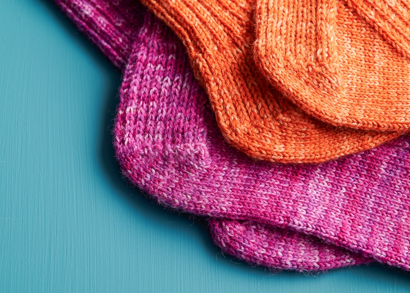 Perfect Fit Socks in Fine Print | Purl Soho