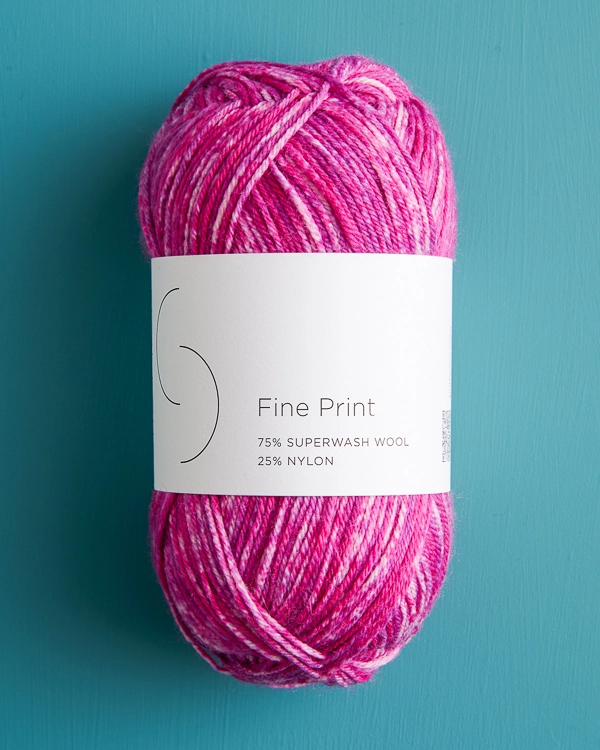 Perfect Fit Socks in Fine Print | Purl Soho