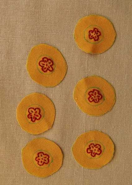 Embroidered Covered Buttons | Purl Soho