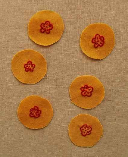 Embroidered Covered Buttons | Purl Soho