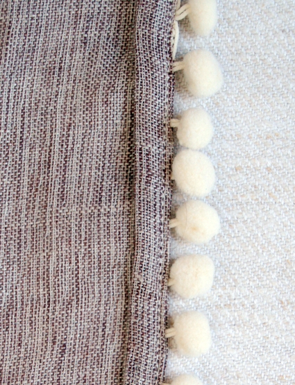 Long Pom Pom Cowl | Purl Soho