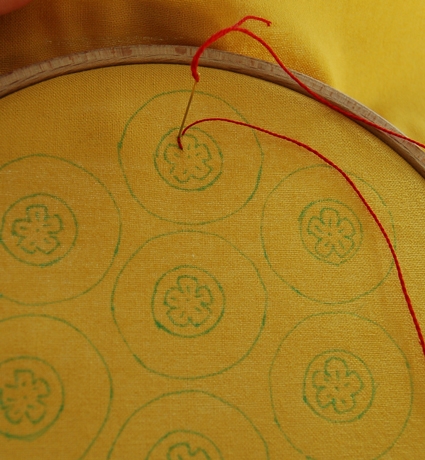 Embroidered Covered Buttons | Purl Soho