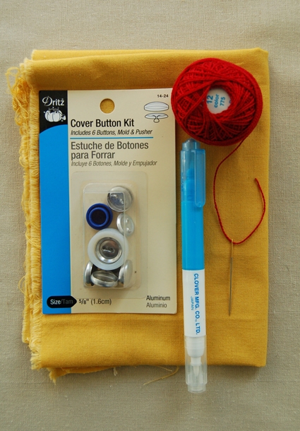 Embroidered Covered Buttons | Purl Soho
