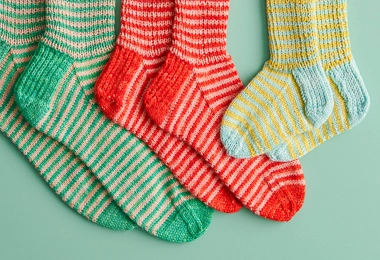 Fun Striped Socks