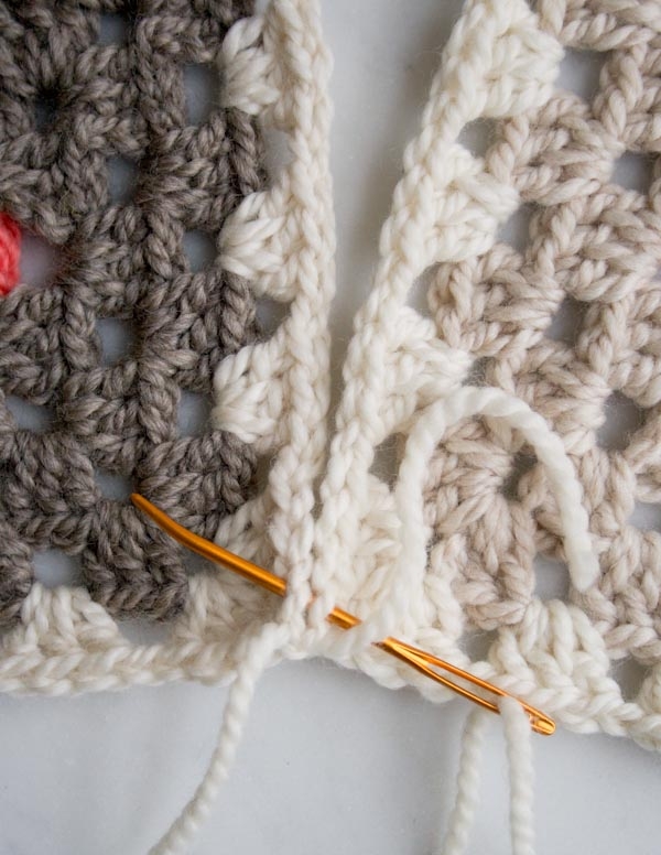 Sewing Crocheted Squares Together | Purl Soho