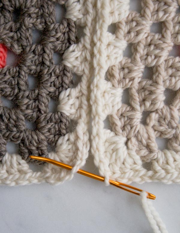Sewing Crocheted Squares Together | Purl Soho