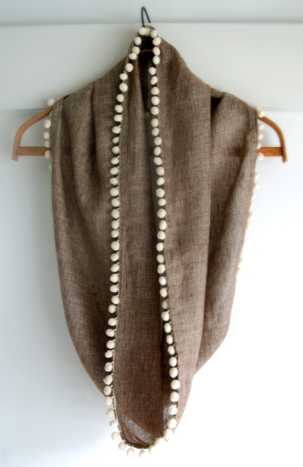 Long Pom Pom Cowl | Purl Soho