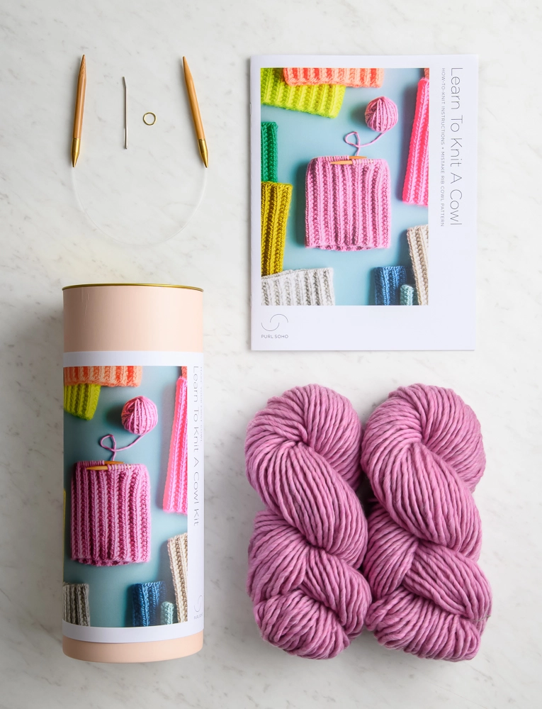 Learn To Knit A Cowl Kit | Purl Soho