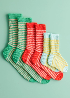 Fun Striped Socks | Purl Soho