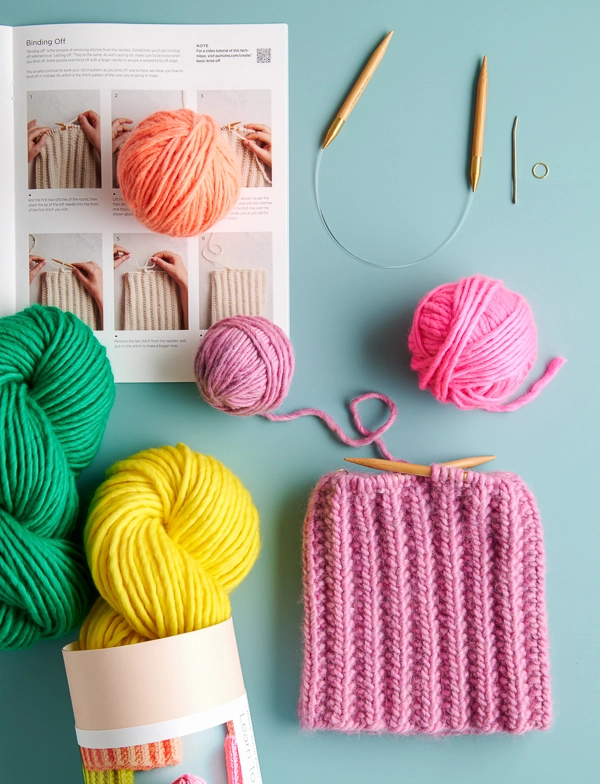 Learn To Knit A Cowl Kit | Purl Soho
