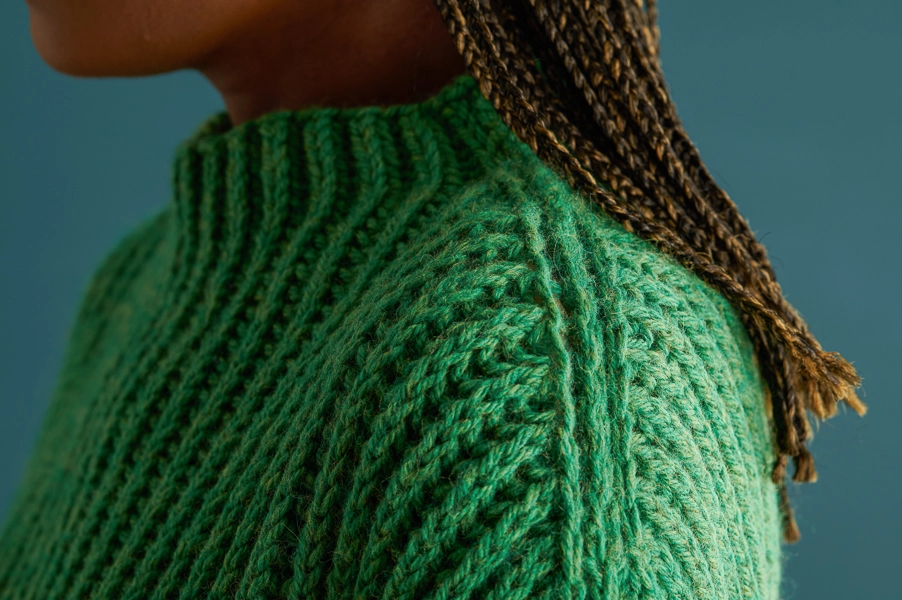 Big Brioche Turtleneck in Till | Purl Soho