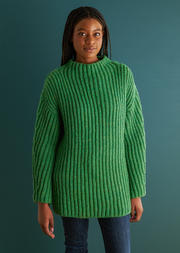 Big Brioche Turtleneck in Till | Purl Soho