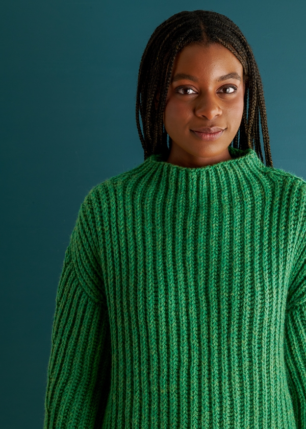 Big Brioche Turtleneck in Till | Purl Soho