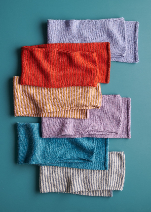 Keyhole Scarf in Stripes + New Colors | Purl Soho