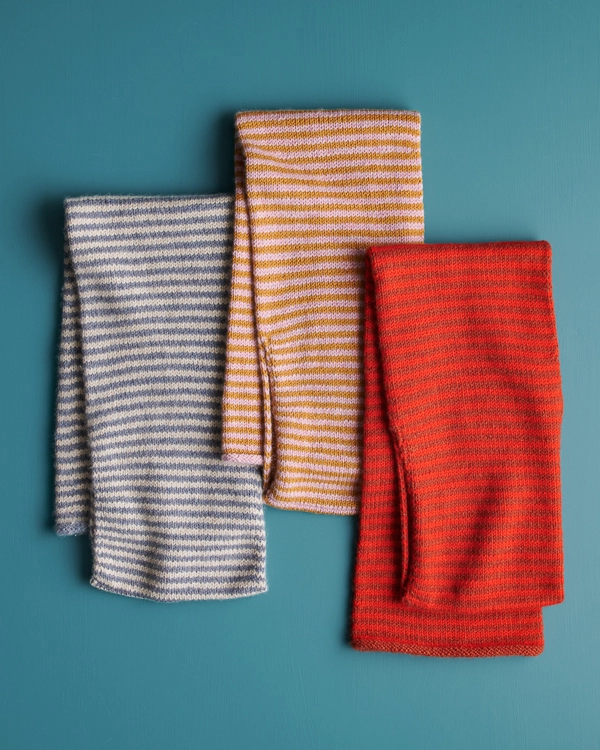 Keyhole Scarf in Stripes + New Colors | Purl Soho