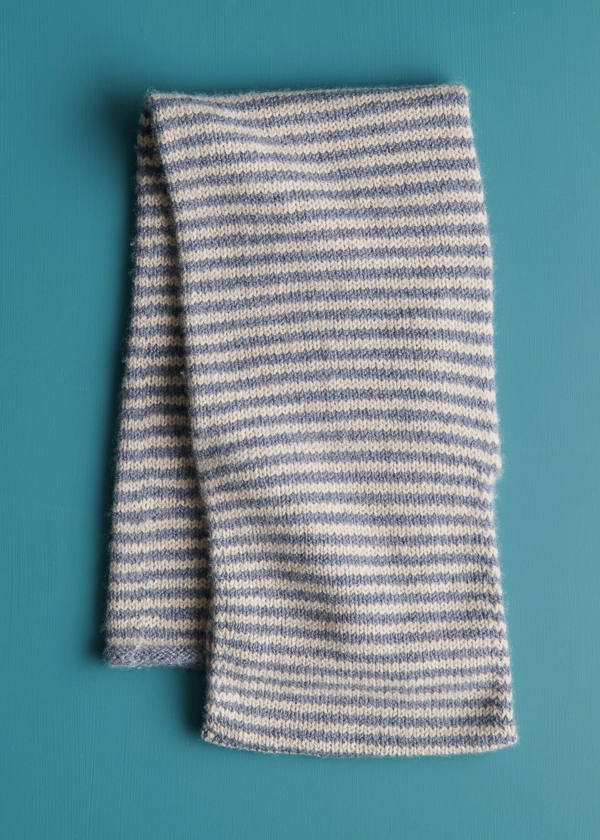 Keyhole Scarf in Stripes + New Colors | Purl Soho