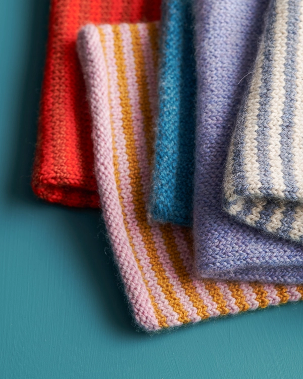 Keyhole Scarf in Stripes + New Colors | Purl Soho