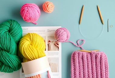 Learn To Knit A Cowl Kit