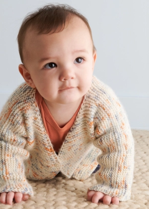 Simply The Best Cardigan for Babies + Toddlers in Pepper | Purl Soho
