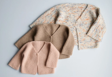 Simply The Best Cardigan for Babies + Toddlers in Pepper