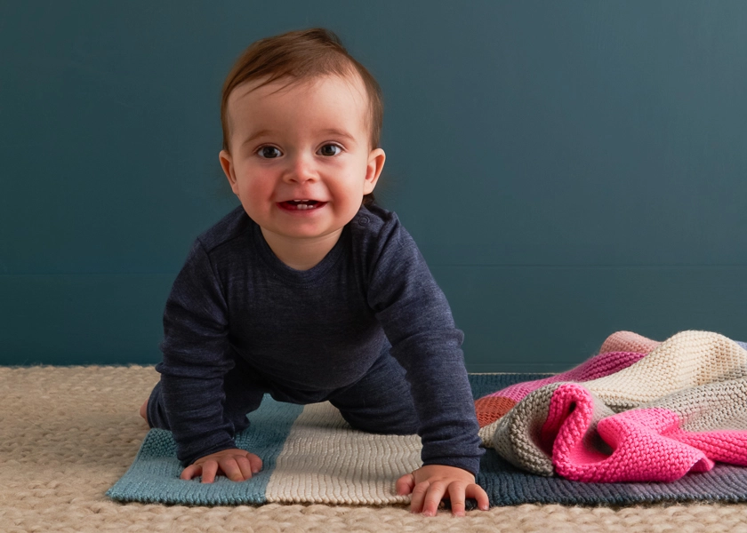 Super Easy Baby Blanket in Daily Wool Worsted | Purl Soho