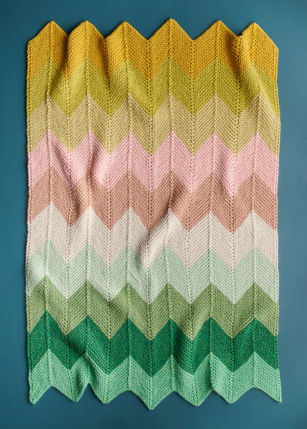 Vintage Chevron Blanket | Purl Soho