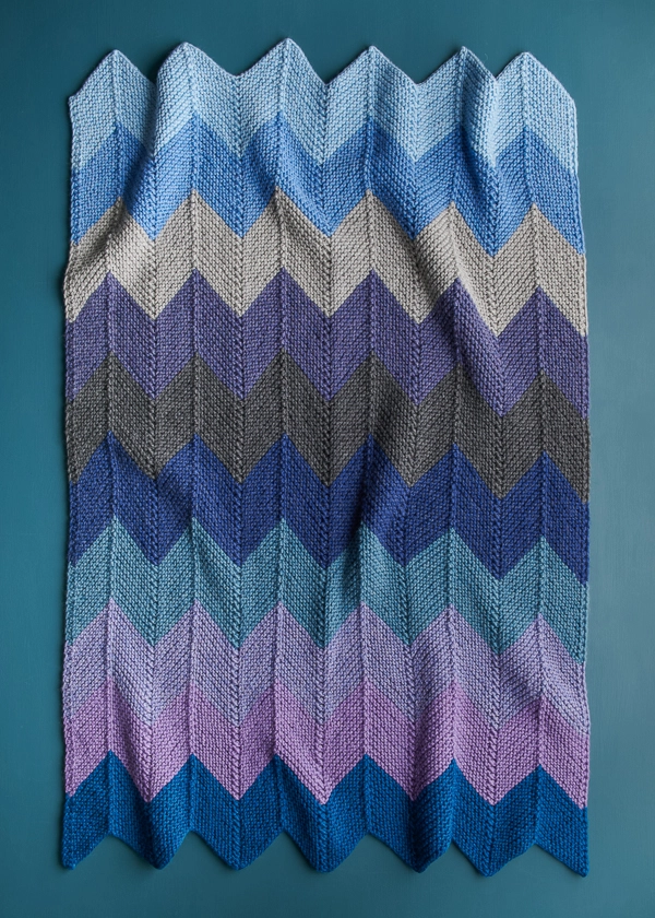 Vintage Chevron Blanket | Purl Soho