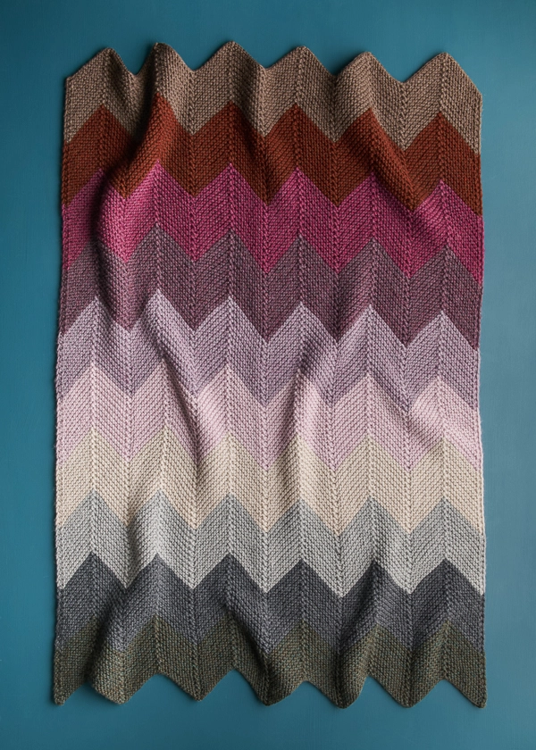 Vintage Chevron Blanket | Purl Soho