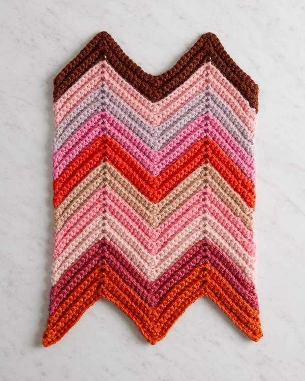 Vintage Chevron Blanket | Purl Soho