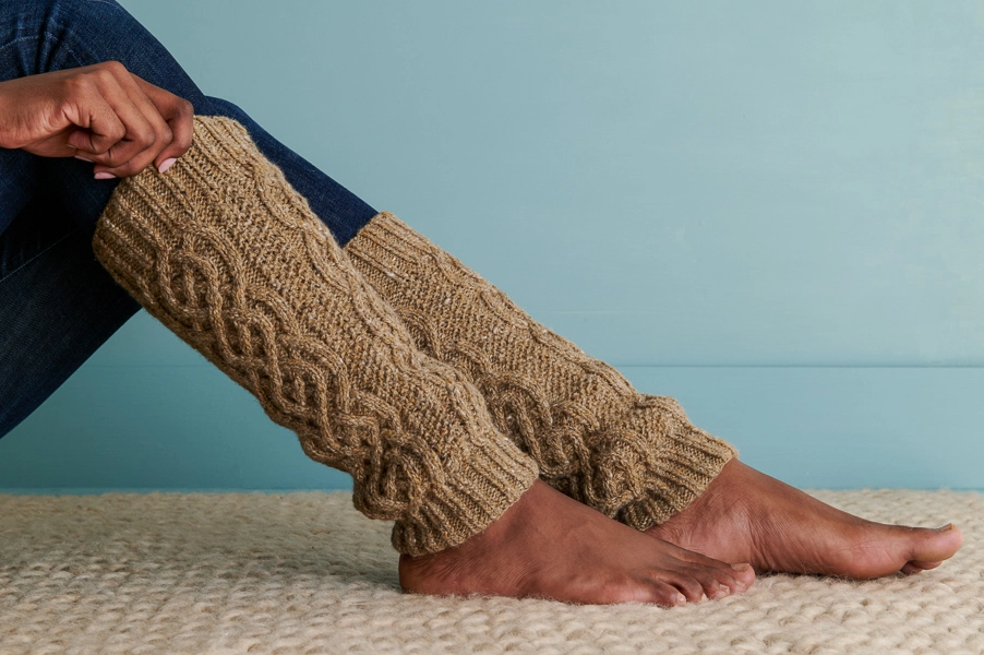 Classic Cable Leg Warmers | Purl Soho