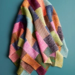 Color Brick Road Blanket, a free knitting pattern in Purl Soho's Linen Quill Minis yarn