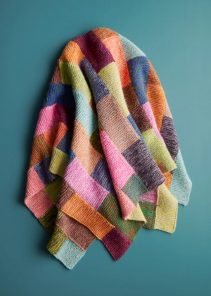Color Brick Road Blanket | Purl Soho